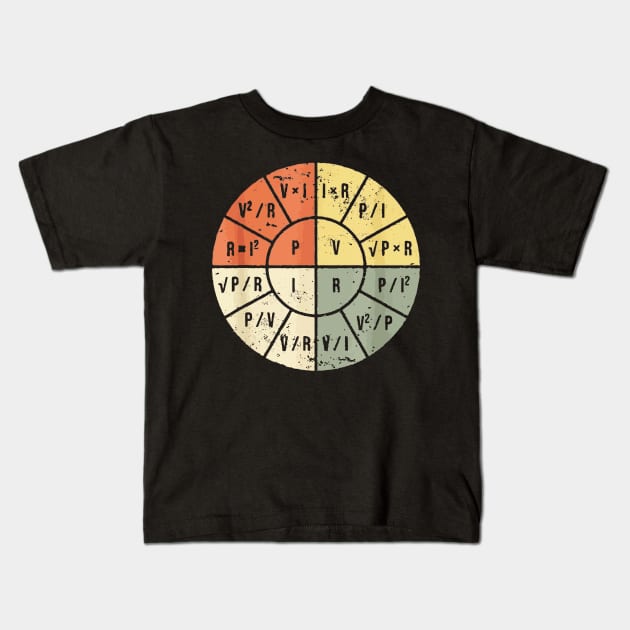 Ohms Law Kids T-Shirt by Lamink